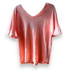 Oddy Blouse Womens S-L Peach Pom Pom Tassle Boho